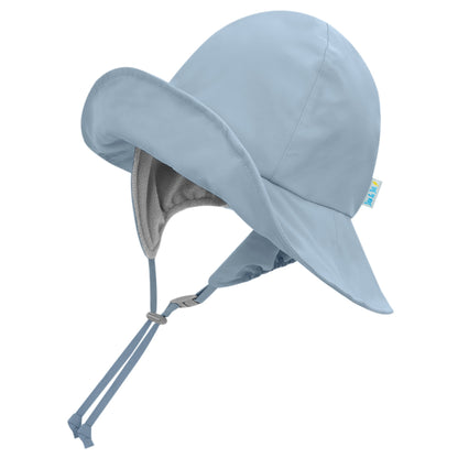 Jan and Jul Kids waterproof Rain Hats in Dusty Blue - product photo