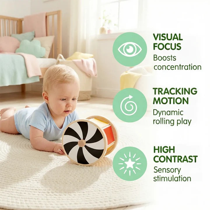 Hape SPINNING DRUM WITH MIRROR