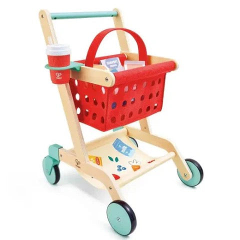 Hape LITTLE SHOPPER’S CART & BASKET