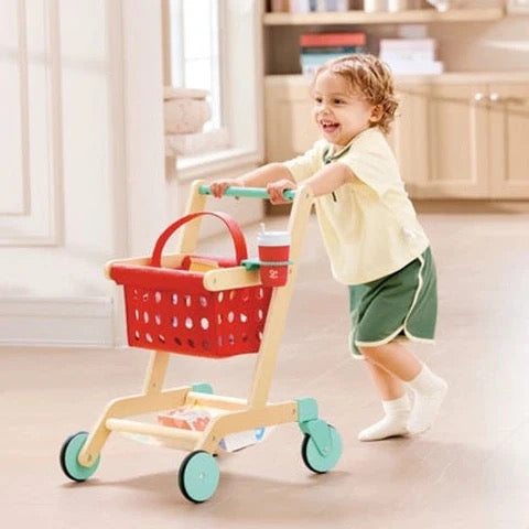 Hape LITTLE SHOPPER’S CART & BASKET