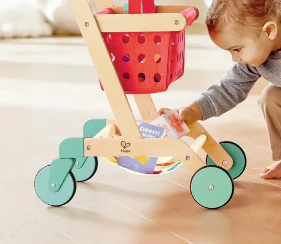 Hape LITTLE SHOPPER’S CART & BASKET