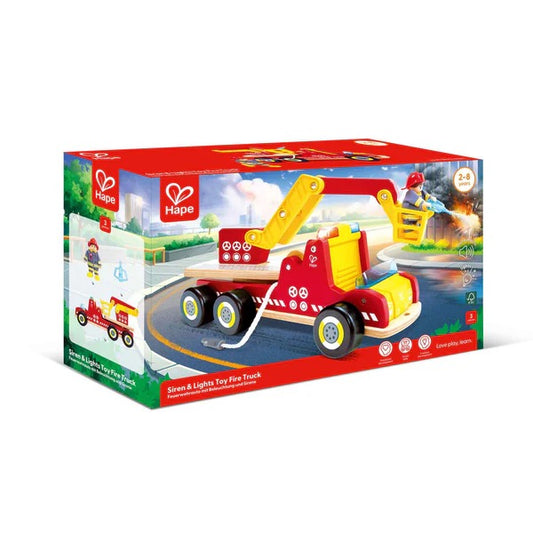 Hape SIREN & LIGHTS FIRE TRUCK