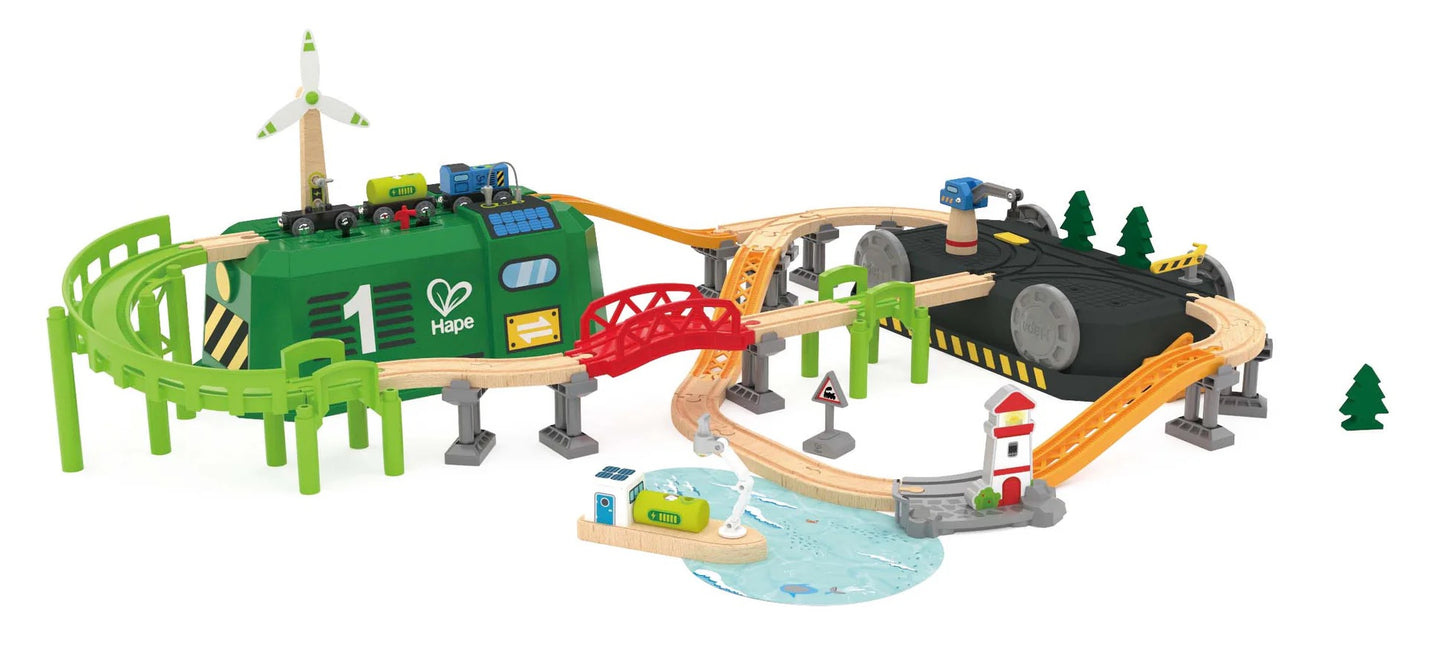 Hape ECO ENERGY TRAIN BUCKET SET