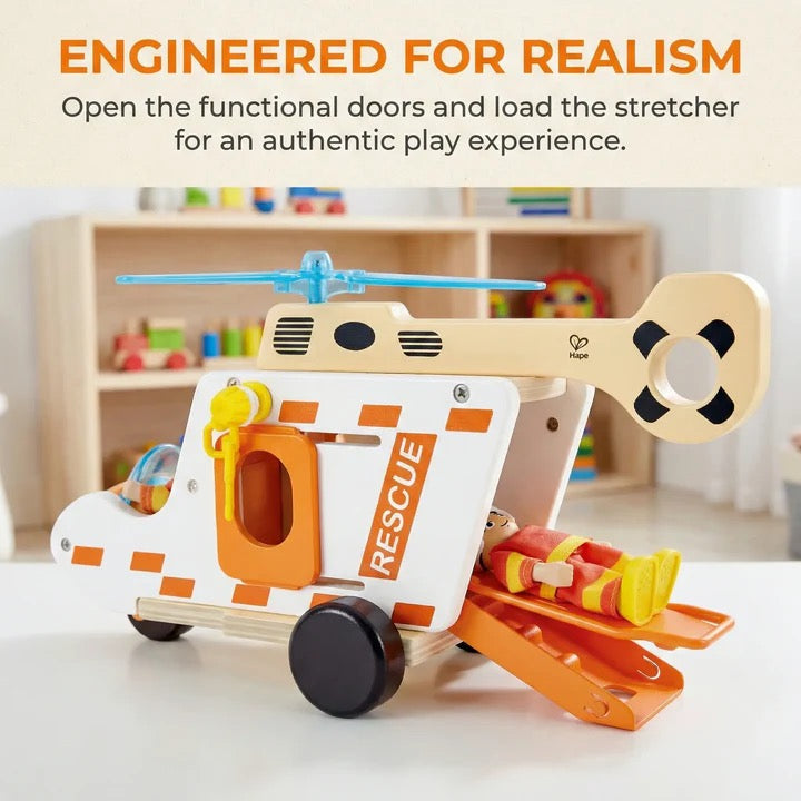 Hape TO THE RESCUE HELICOPTER SET