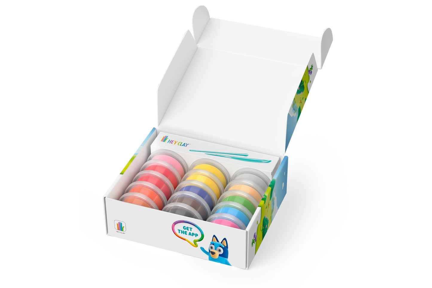 BLUEY & FRIENDS-SERIES COLLECTIONS (15 CANS) – HEY CLAY