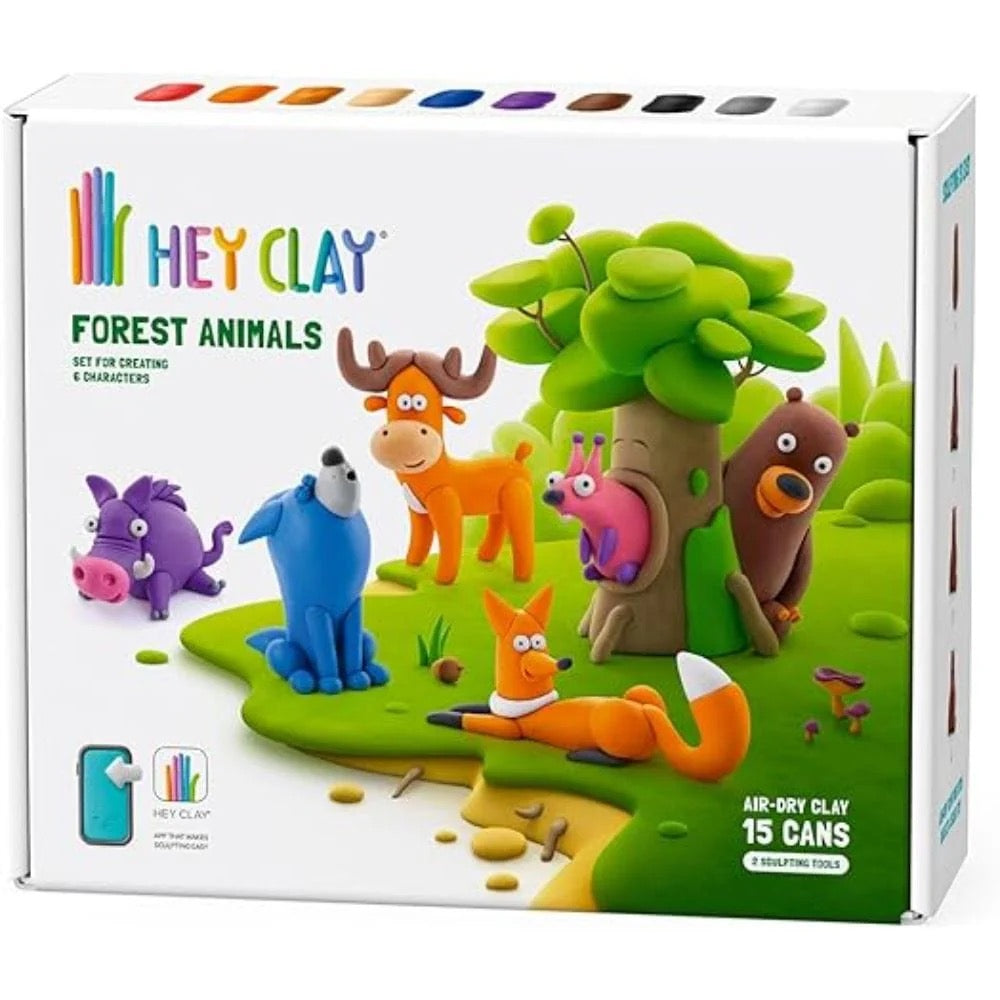FOREST ANIMALS (15 CANS) – HEY CLAY