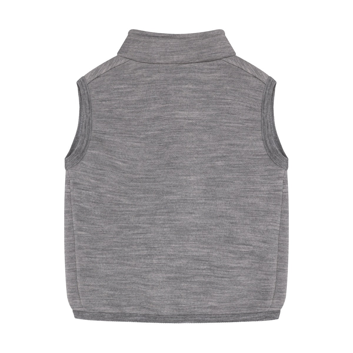 Huttelihut Vest Wool Brushed Inside - Medium Grey Melange