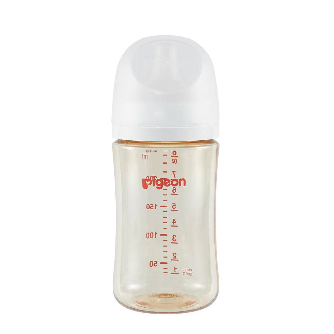 Pigeon PPSU Bottle 8oz (1-Pack) with M Nipple 3M+