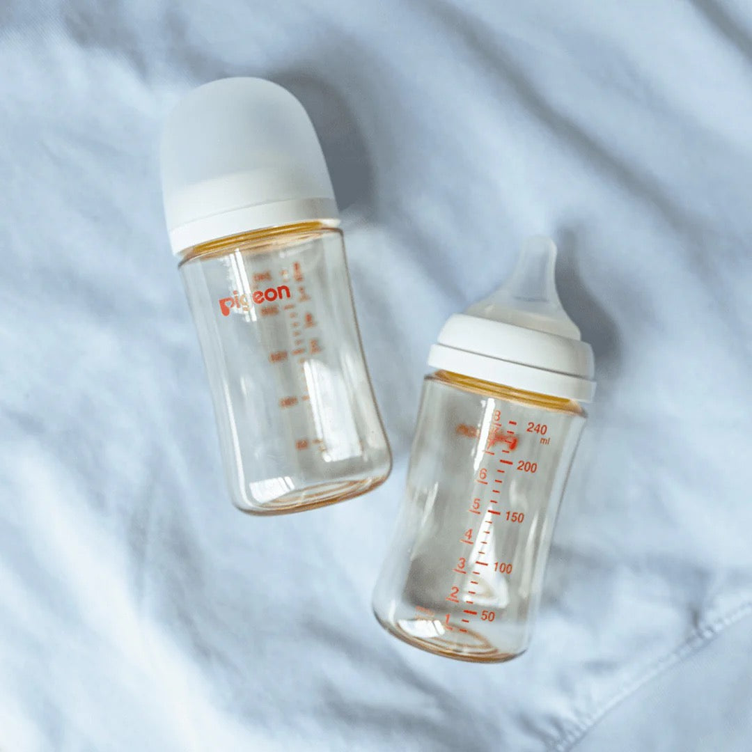 Pigeon PPSU Bottle 8oz (1-Pack) with M Nipple 3M+
