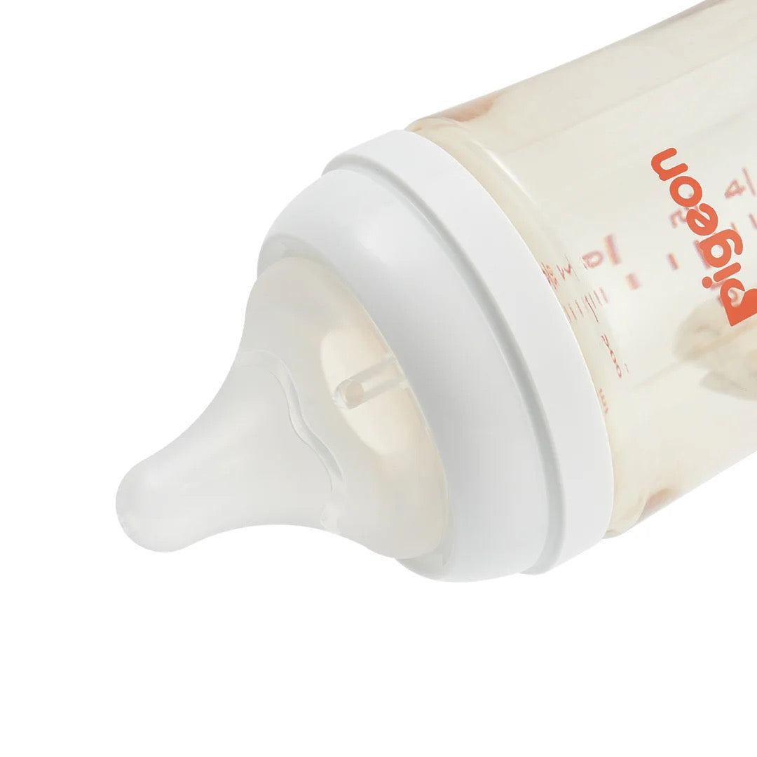 Pigeon PPSU Bottle 8oz (1-Pack) with M Nipple 3M+