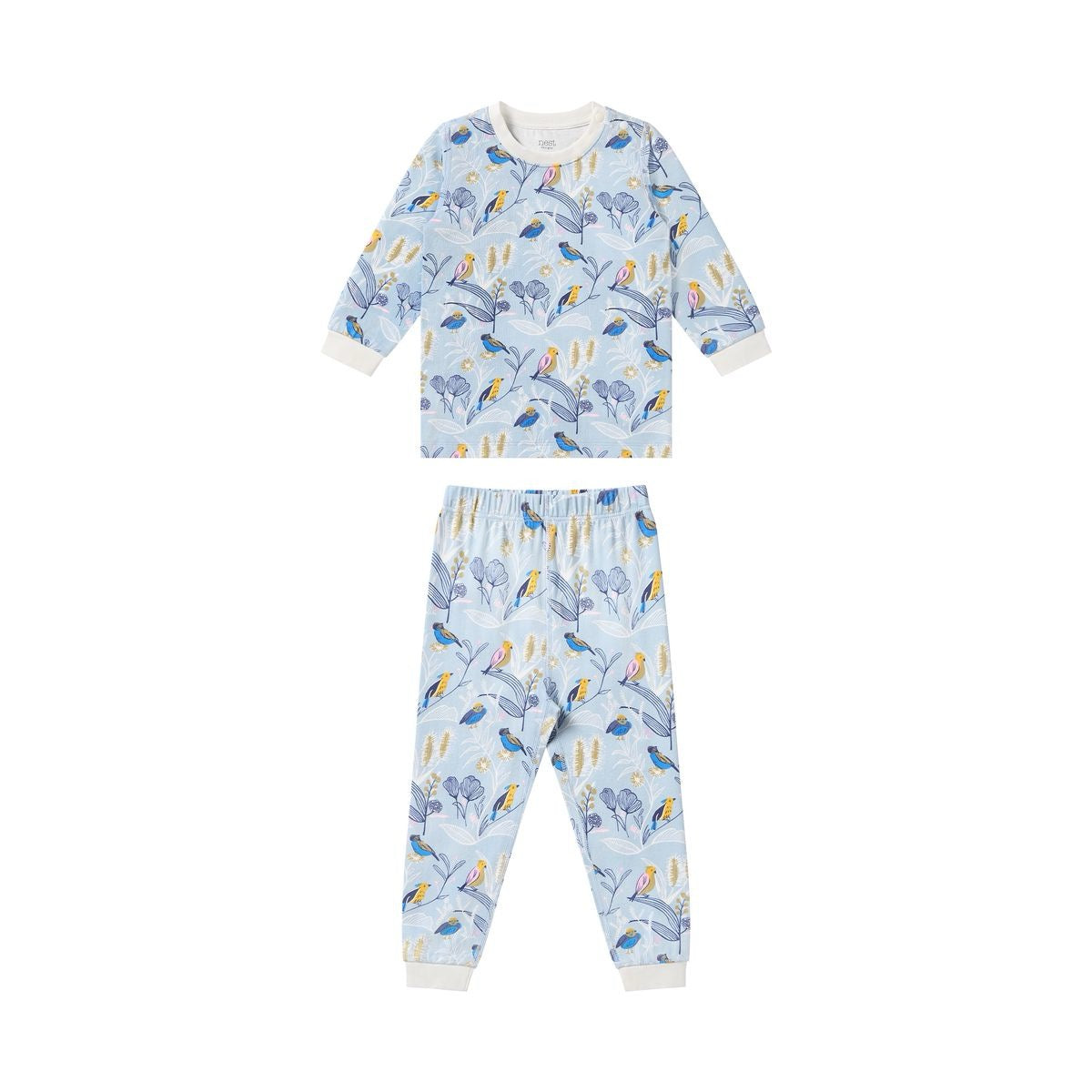 Nest Designs Two-Piece Long Sleeve PJ Set (Organic Cotton)