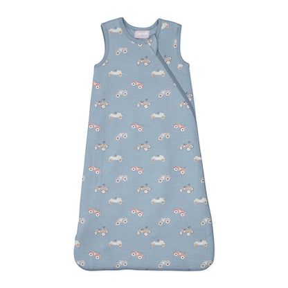Coccoli Modal 1.5 Togs Sleepsack in Cars On Steel Blue - product photo