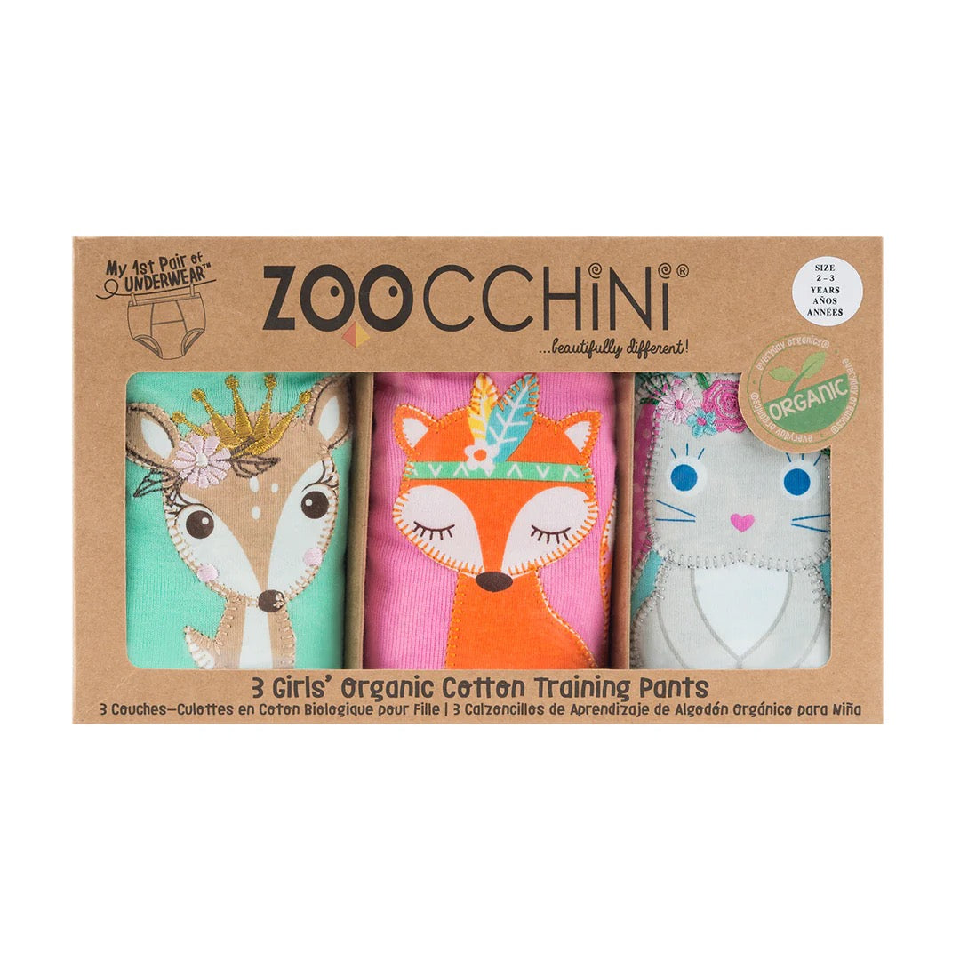ZOOCCHINI Organic Cotton 3 Piece Potty Training Pants