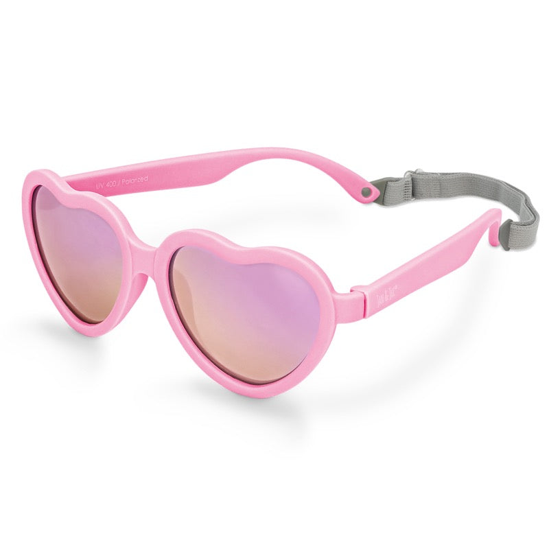 REAL SHADES Heart Unbreakable UV Sunglasses, Rose Tan
