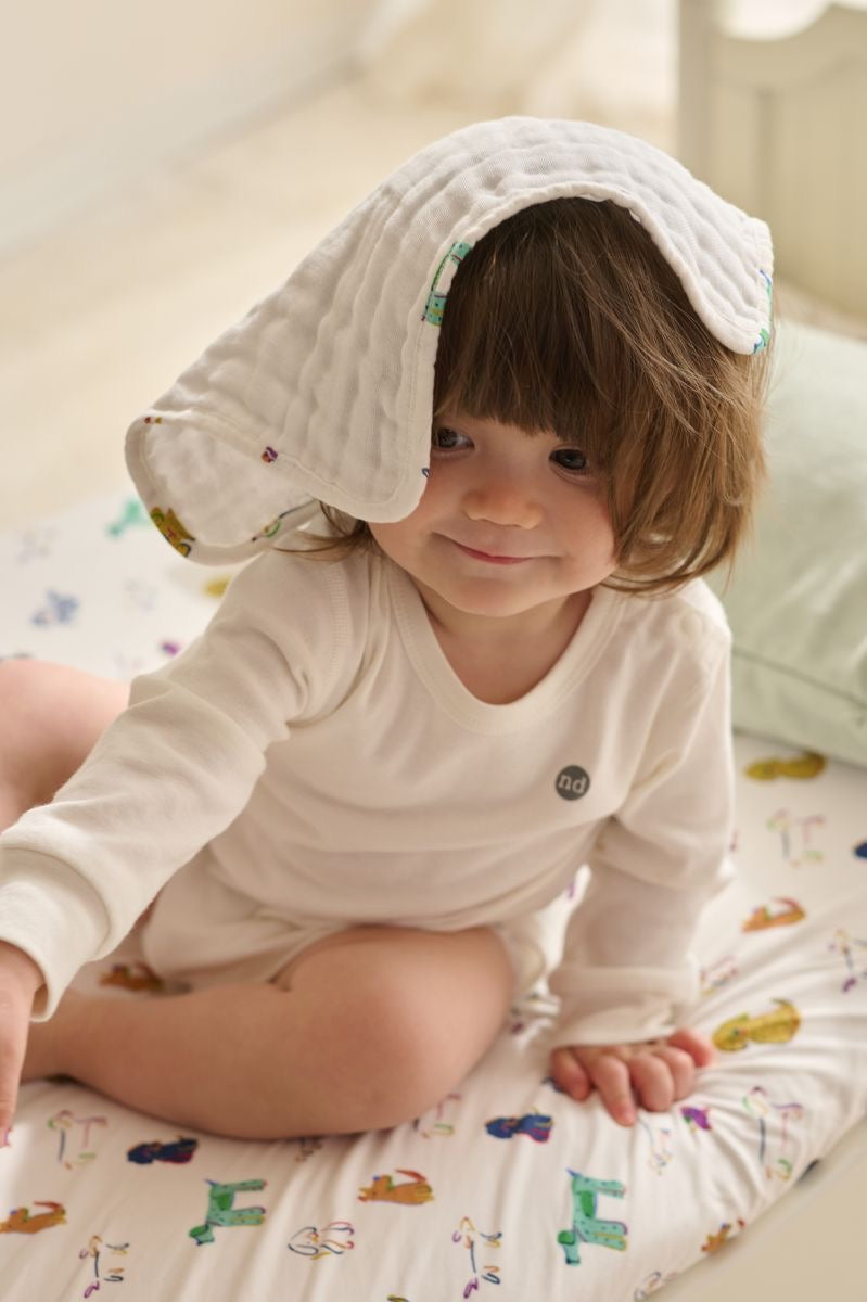 Nest Designs 6 Layer Baby Washcloth Set (Organic Cotton, 2 Pack)
