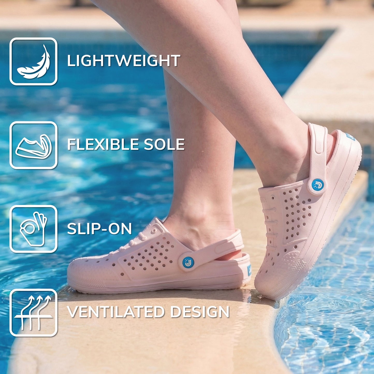 Jan and Jul  |Kids SunLite Slip-On Sandals