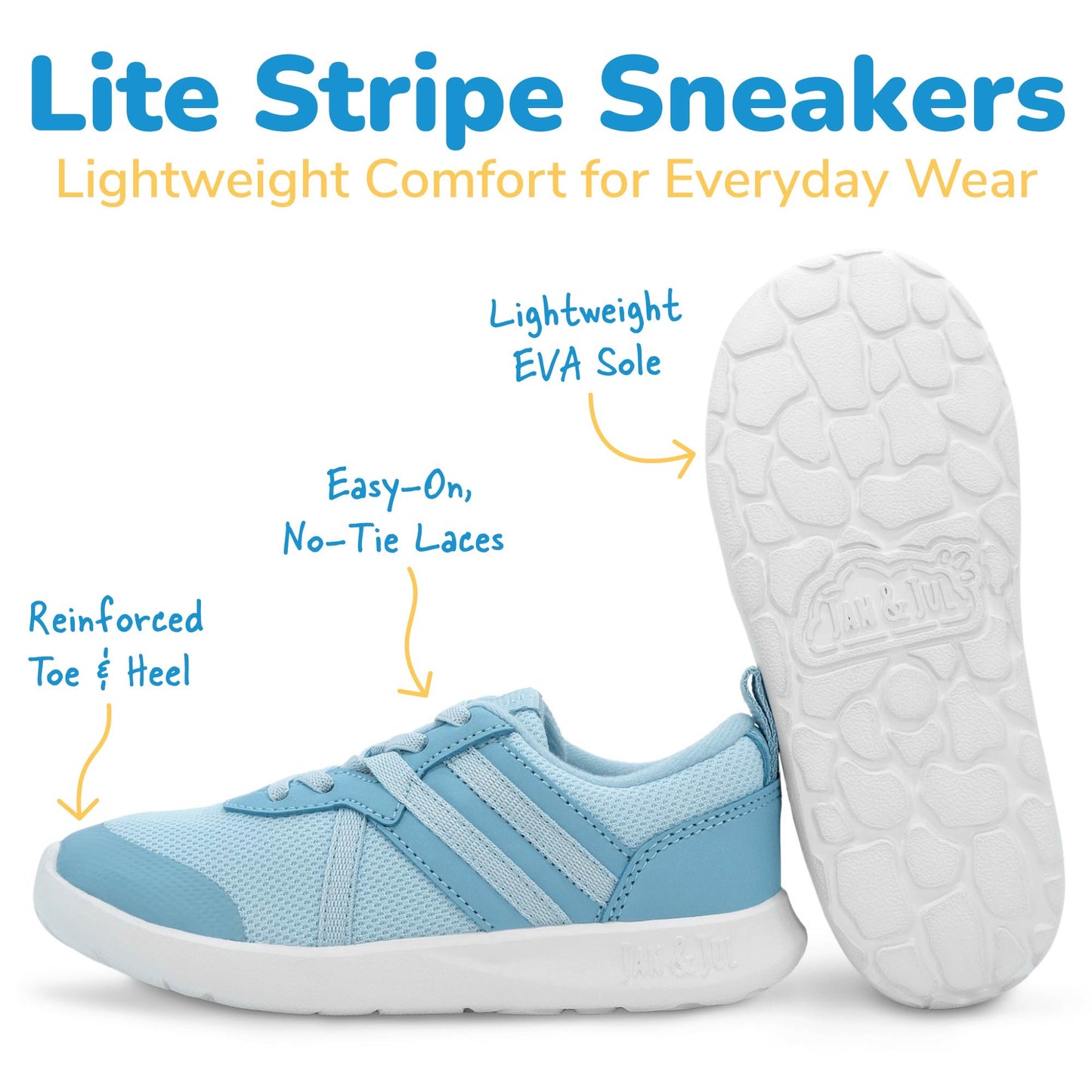 Jan & Jul  | Kids Lite Stripe Sneakers