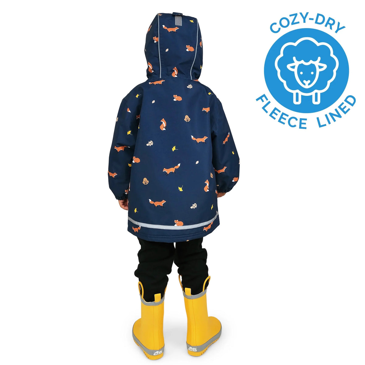 Jan and Jul | Fleeced Rain Jacket