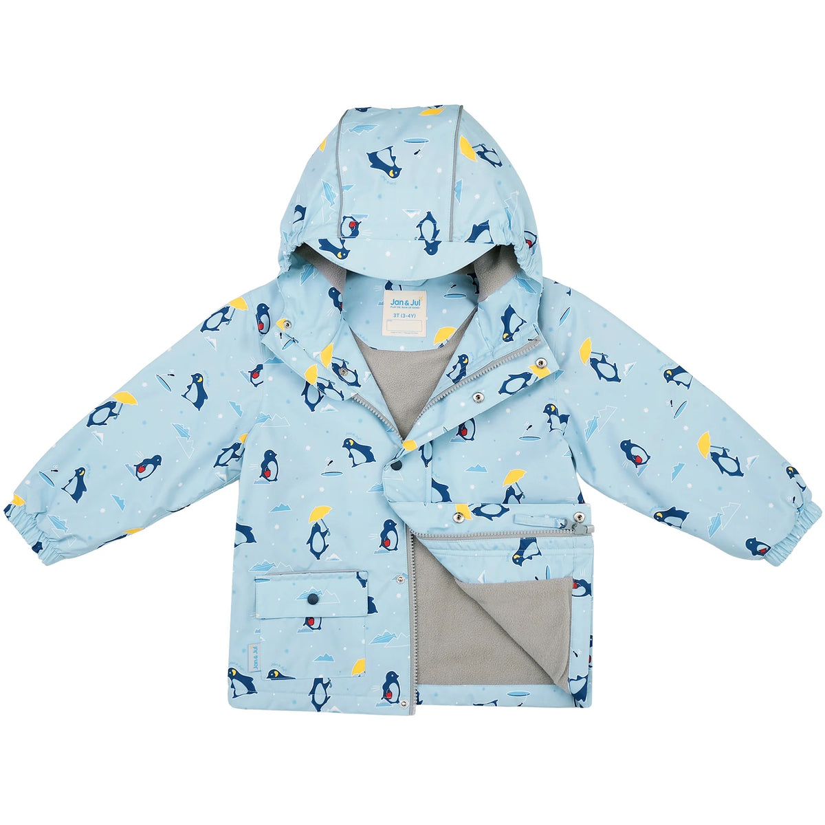 Jan and Jul | Fleeced Rain Jacket