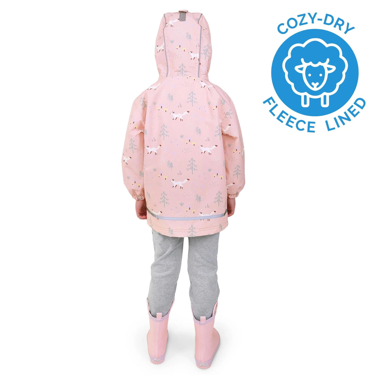 Jan and Jul | Fleeced Rain Jacket