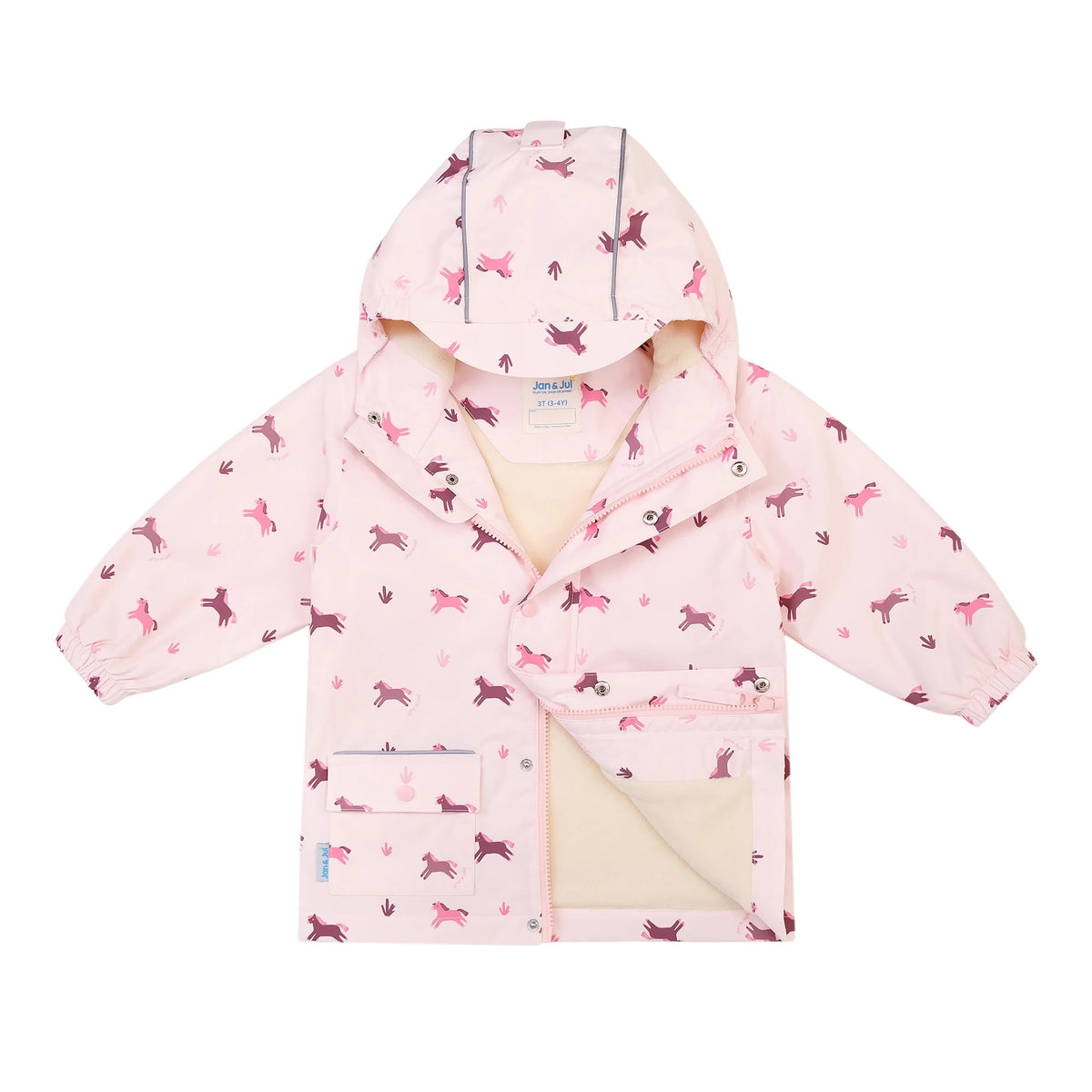 Jan and Jul | Fleeced Rain Jacket