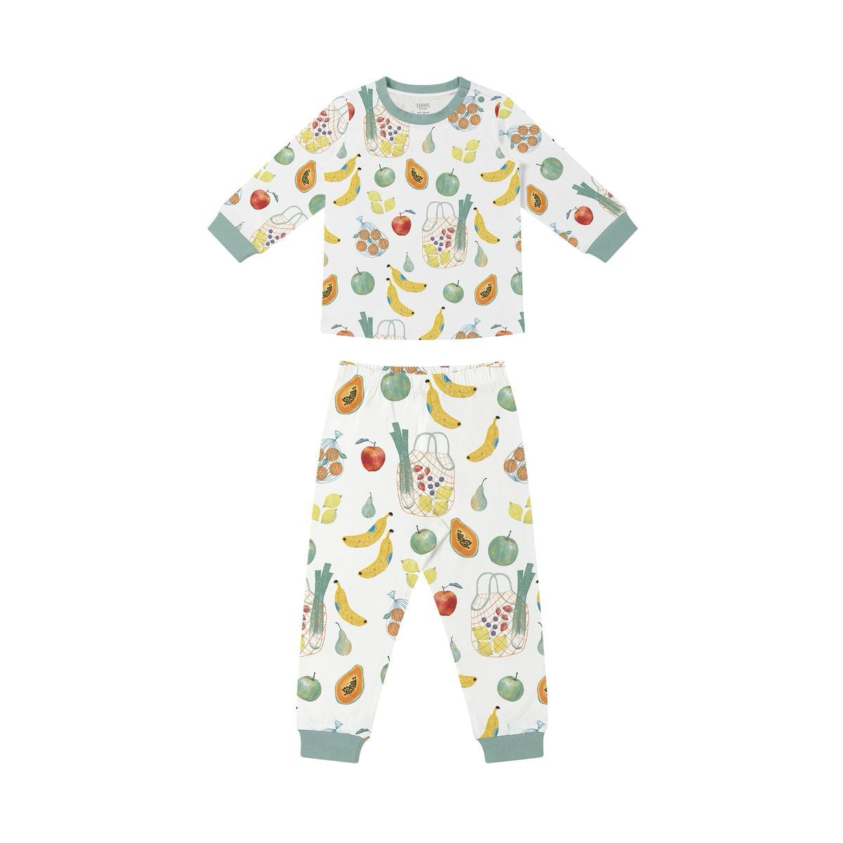 Nest Designs Two-Piece Long Sleeve PJ Set (Organic Cotton)