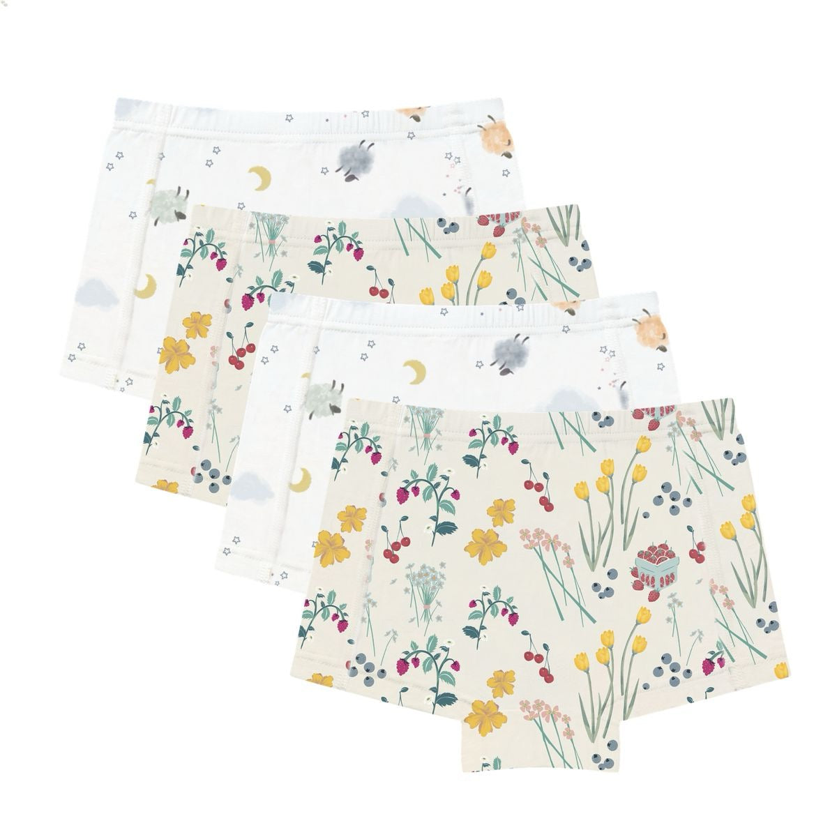 Nest Designs Boxer Briefs Underwear (Bamboo, 2 Pack/4 Pack)