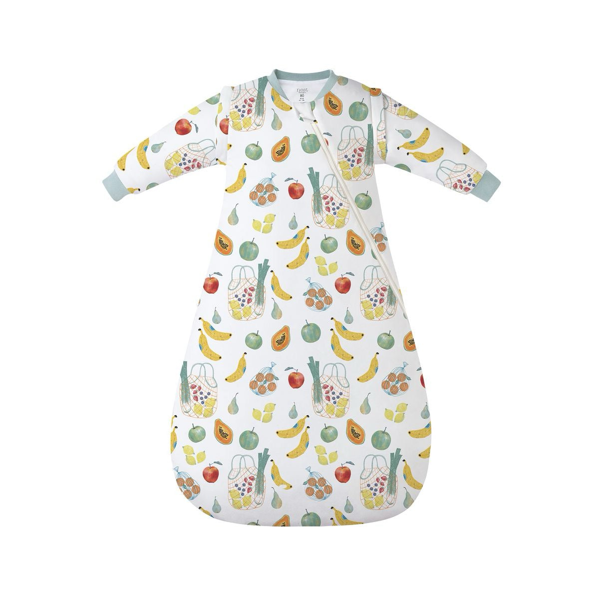 Nest Designs Removable Long Sleeve Sleep Bag 1.0 TOG (Organic Cotton)