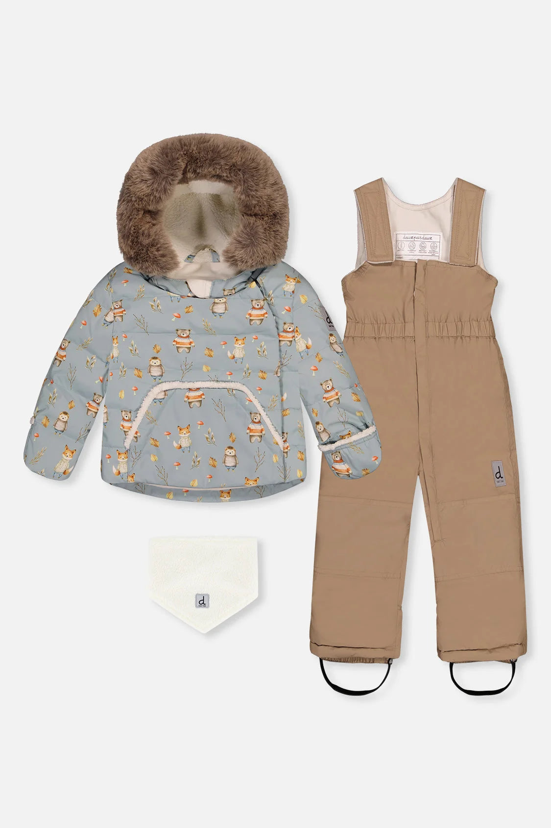 DEUX PAR DEUX Baby Two Piece Snowsuit