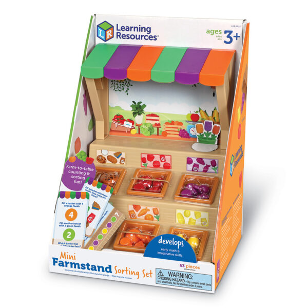 LEARNING RESOURCES MINI FARMSTAND SORTING SET