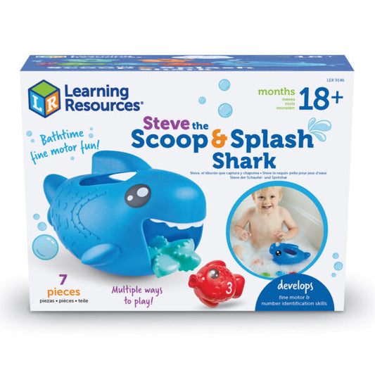 LEARNING RESOURCES FINE MOTOR SHARK BATH TOY