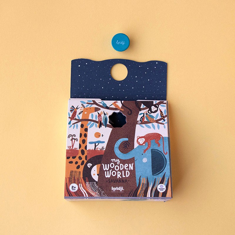 LONDJI Wooden Toy - My Wooden World Savanna