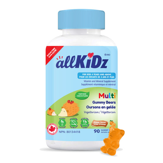 ALLKIDZ NATURALS INC. Multi Gummy Bears Vegetarian (Sugar-free)