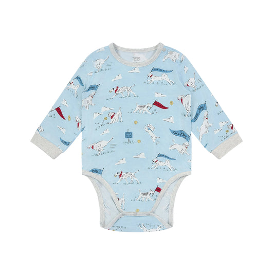 Nest Designs Long Sleeve Onesie - Puppy Park