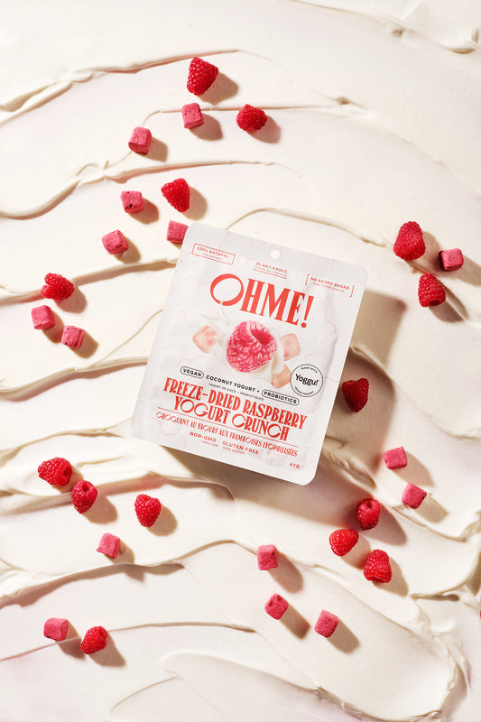 OHME! Freeze-Dried RAPSBERRY Yogurt Crunch (Vegan)