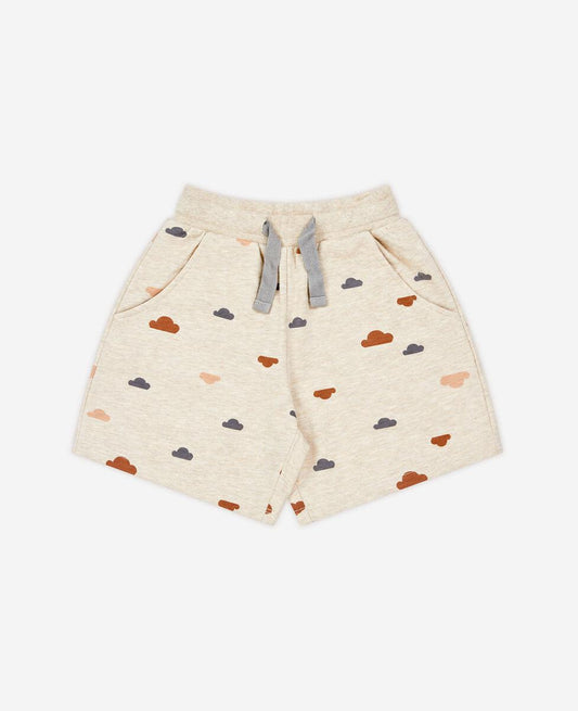 Petite Revery French Terry Shorts - Summer Clouds (French-Terry-Shorts-Summer-Clouds)