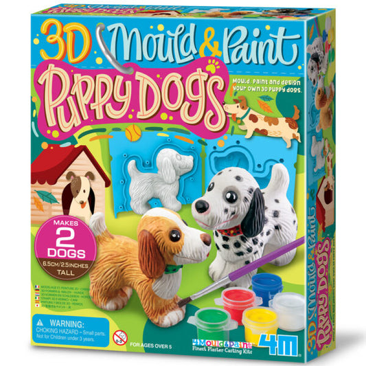 4M 3D MOULD & PAINT PUPPIES – 4M