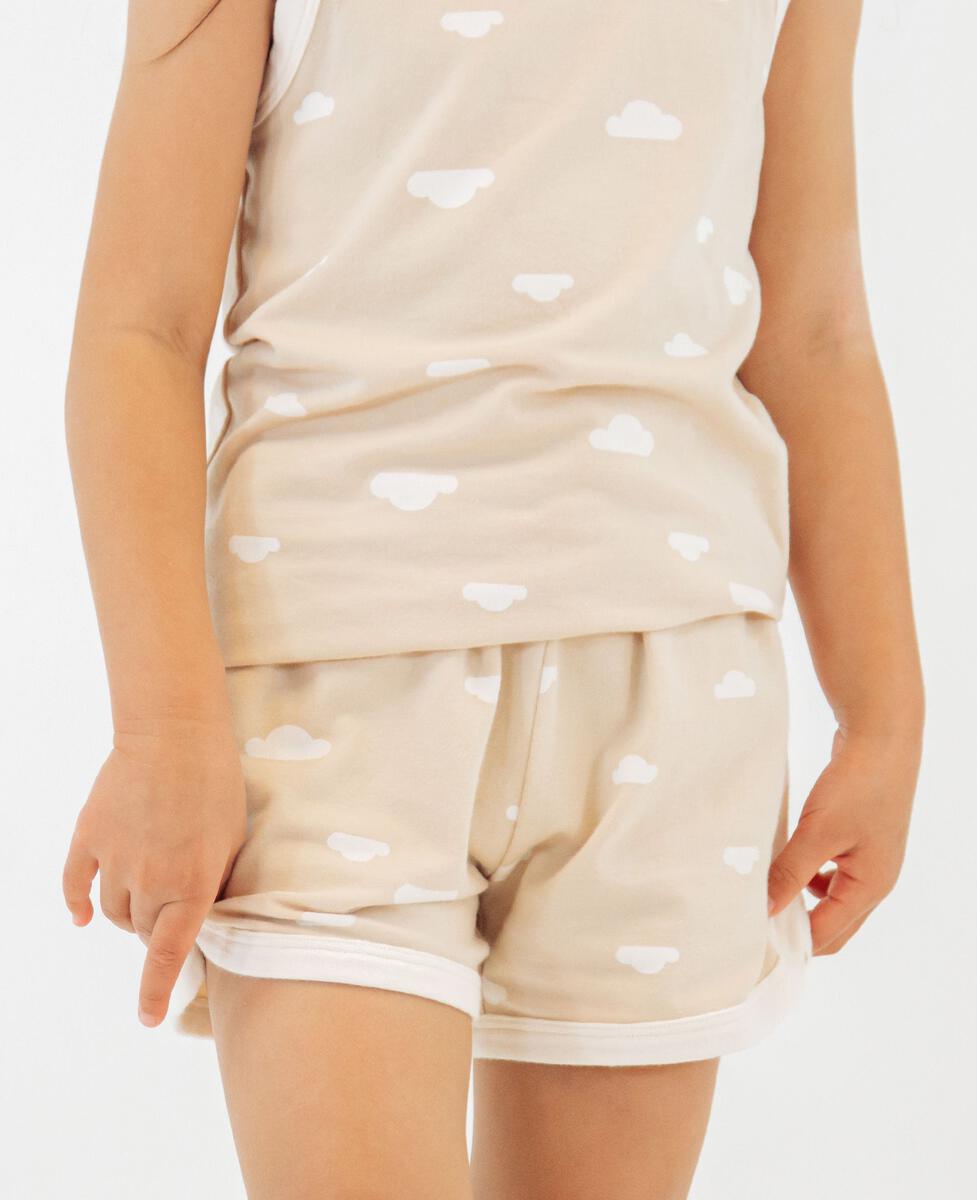 Petite Revery  Contrast Trim Shorts - Desert Clouds (Contrast-Trim-Shorts-Desert-Clouds)