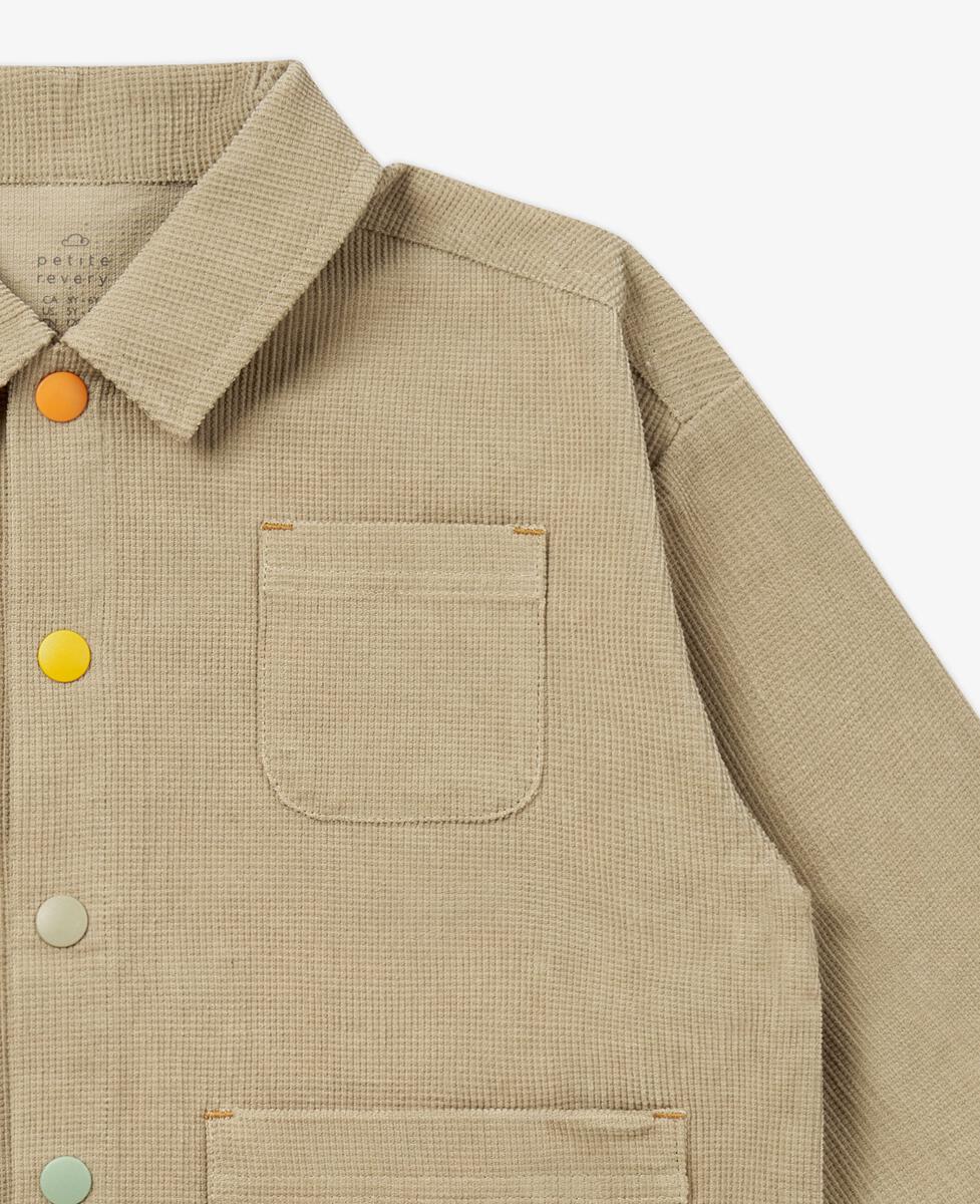 Petite Revery Corduroy Shacket - Oat (Corduroy-Shacket-Oat)