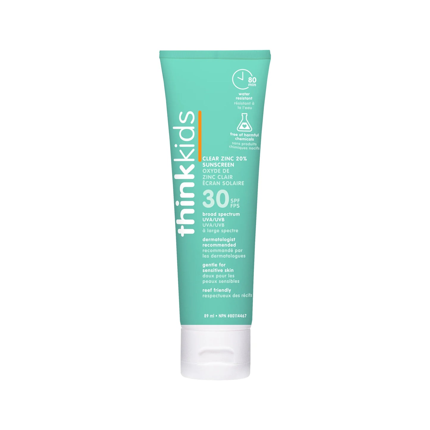 THINK Kids Clear Zinc Sunscreen Lotion SPF30