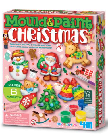 4M Art Mould & Paint Christmas