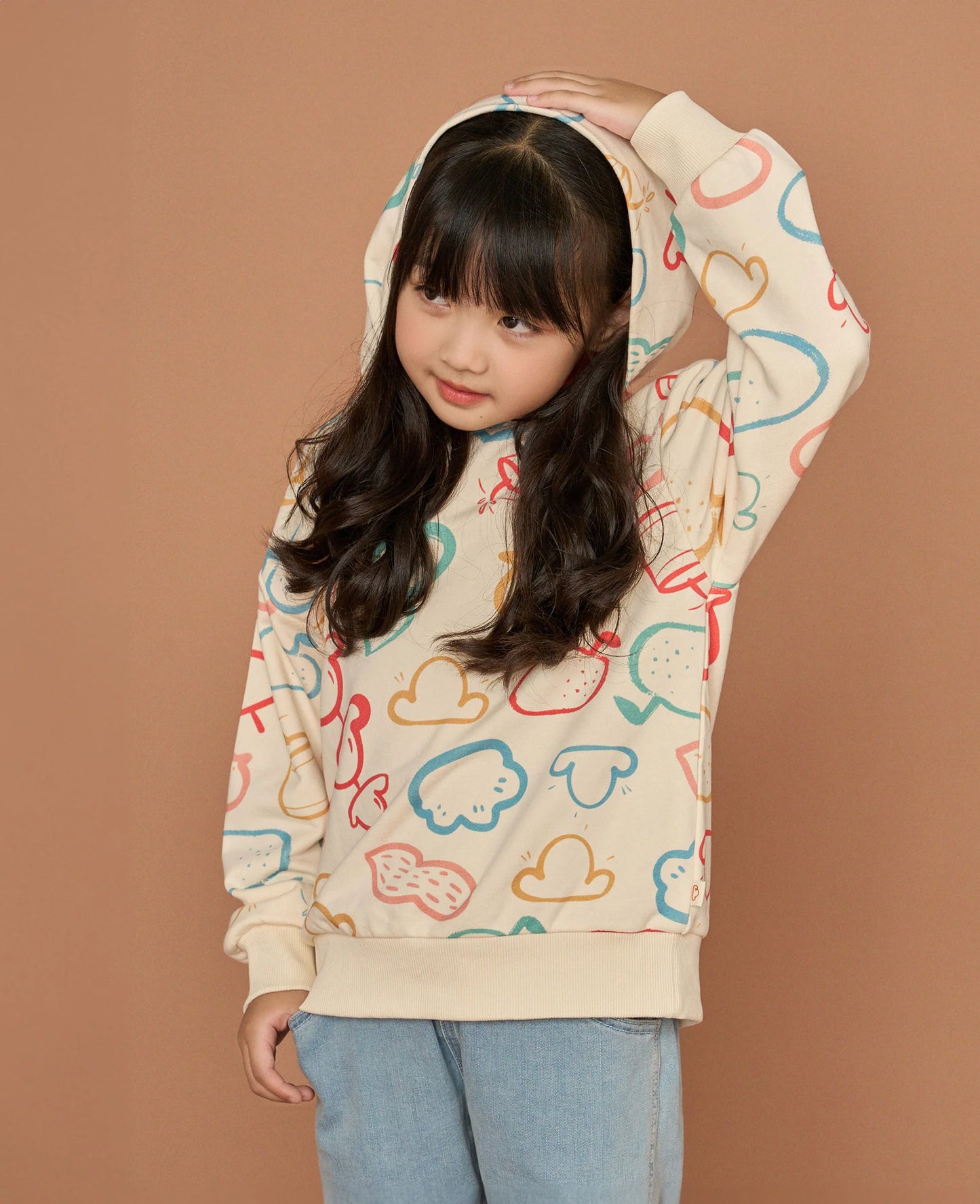 Petite Revery Hooded Sweatshirt - Spring Festival Doodles