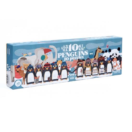 LONDJI  - Puzzle - 10 Penguins 10 Puzzles