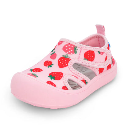 Jan and Jul Kids SunnyBreeze Sandals - Pink Strawberry - product photo