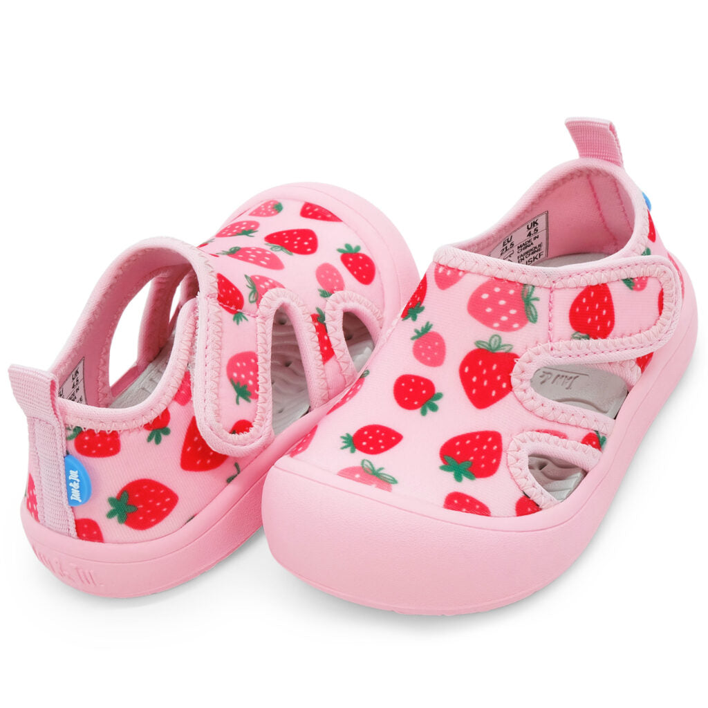 Jan and Jul | Kids SunnyBreeze Sandals | Pink Strawberry