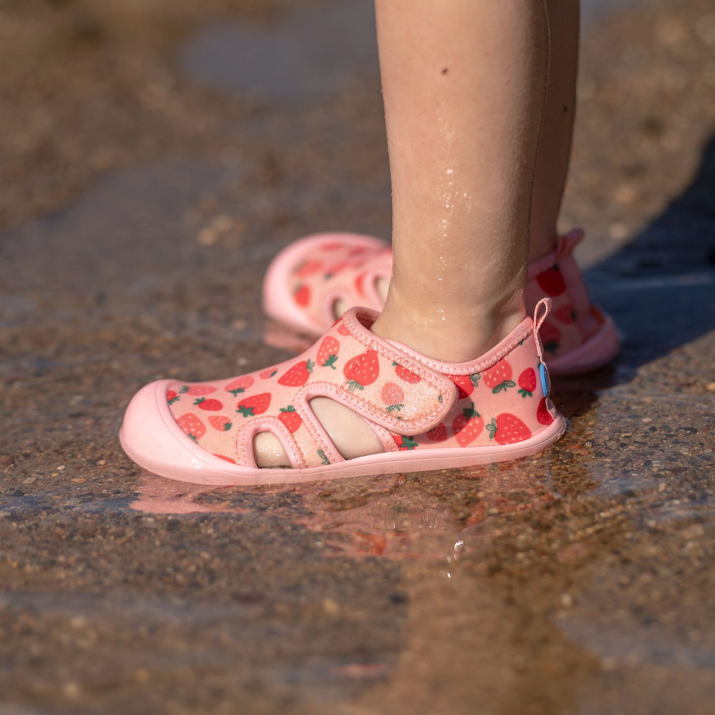 Jan and Jul | Kids SunnyBreeze Sandals | Pink Strawberry