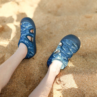Jan and Jul Kids SunnyBreeze Sandals - Shark - product photo