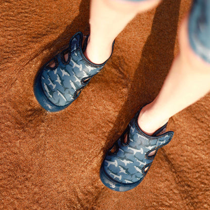 Jan and Jul Kids SunnyBreeze Sandals - Shark - product photo