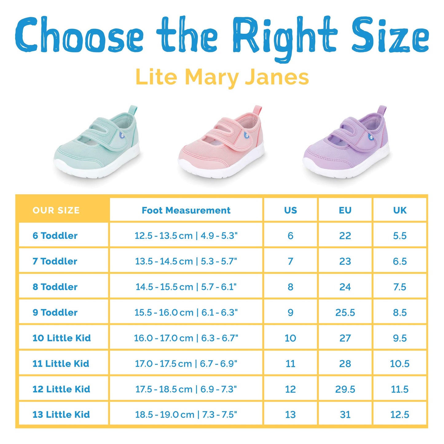 Jan and Jul  | Kids Lite Mary Jane Shoes