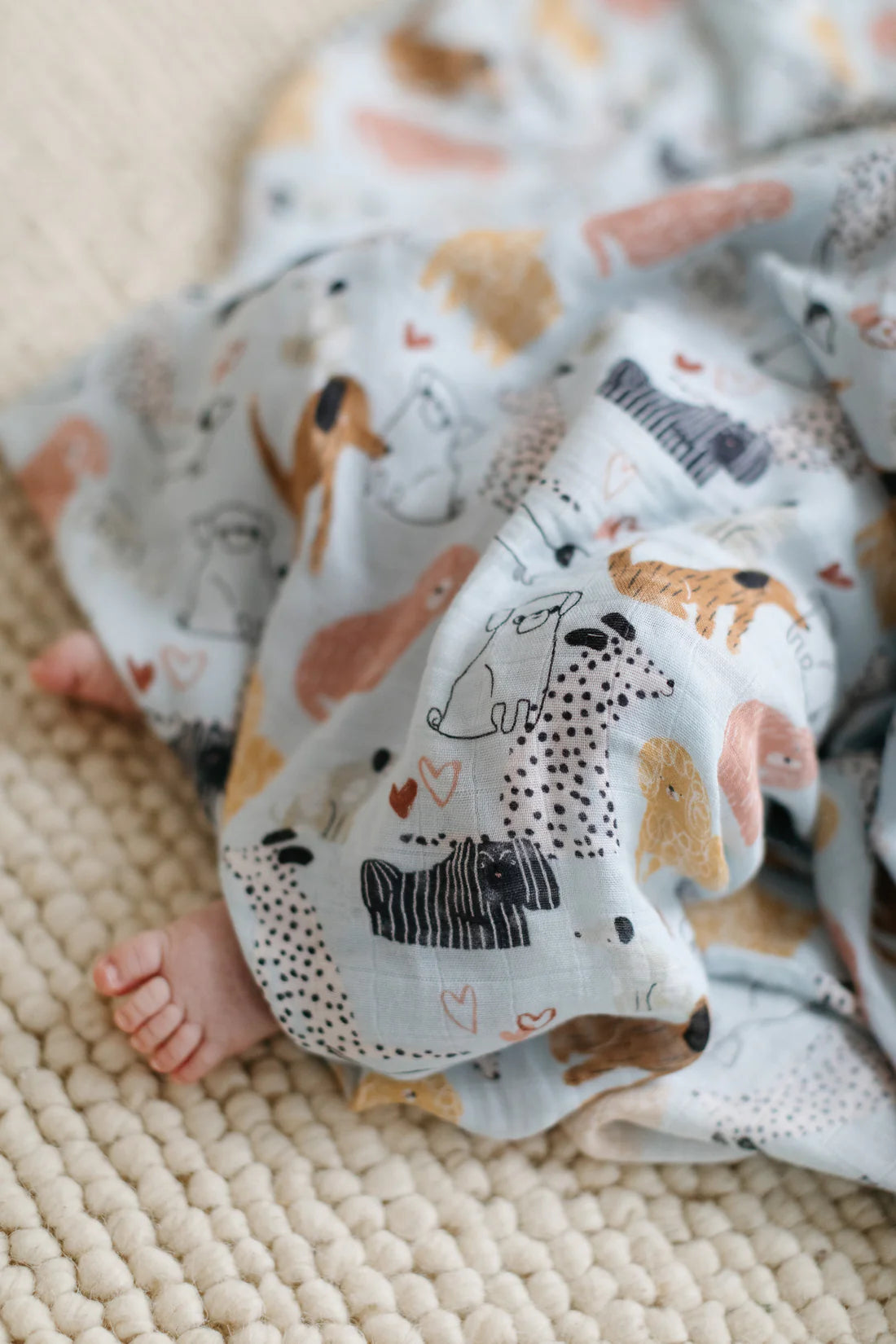 LOULOU LOLLIPOP Muslin Swaddle